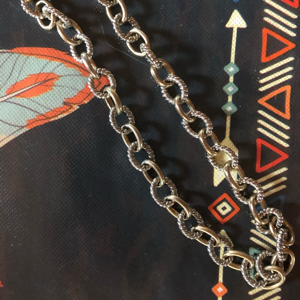 3/$12 Two-tone silver/gold necklace